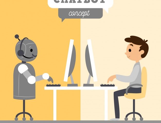 fondo-de-concepto-chatbot-con-robot-y-chico_23-2147828709